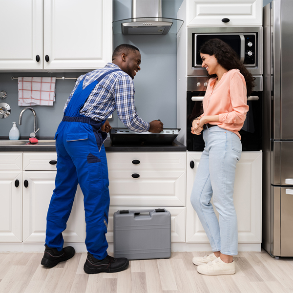 can you provide an estimate for cooktop repair before beginning any work in Russellville